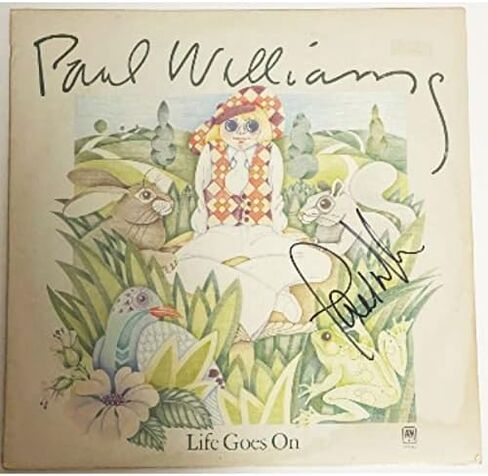 Athlon Sports CTBL-031260 Paul Williams Signed 1972 Life Goes on LP Album Cover A&M Records in Saudi Arabia