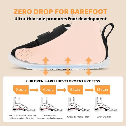 Baby Boy Girl Wide Toe Box Shoes Toddler Barefoot Shoe Non-Slip First Walking Infant Sneakers 6 9 12 18 24 Month in Saudi Arabia