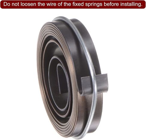 Generic Drill Press Return Spring, 45 x 10 x 0.8mm Quill Spring Feed Return Coil Spring Assembly Steel Chemical Blackening Finish for Drill Press in Saudi Arabia