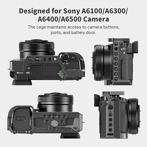 SmallRig A6400 A6100 قفص + صندوق صغير غير لامع لايت in Kuwait
