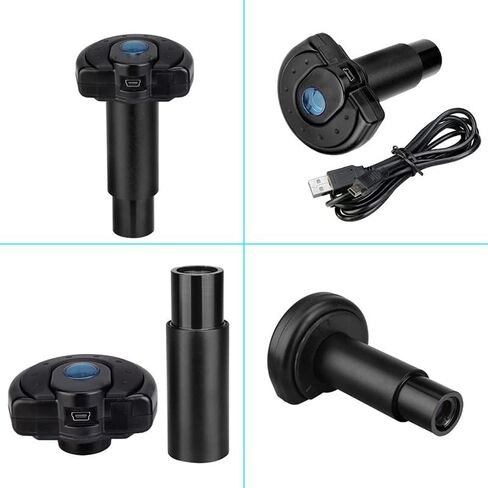 Microscope Kit Optical Electron Binocular Microscope High-Definition Eyepiece,1200 Times Microscope Lens Adapters in Saudi Arabia
