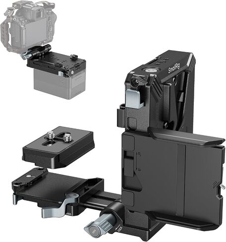 SMALLRIG Upgraded V Mount Battery Plate Kit, w/QR Plate for Arca, LCD Screen Protector & Cable Clips, D-Tap & USB-C Supply, All-in One Camera Video Rig for Mirrorless/DSLR, for NEEWER V Mount Battery in Saudi Arabia