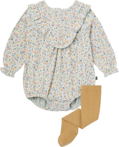 MODERNMOMENTS Baby Girls' Bubble Romper and Tights Set in Saudi Arabia