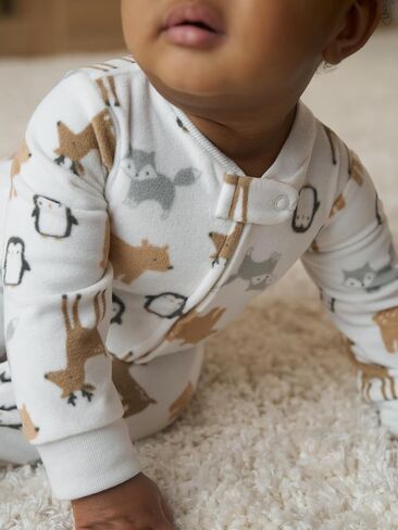 Simple Joys by Carter's unisex-baby In 2pk Fleece Snp Santa Trees in Saudi Arabia
