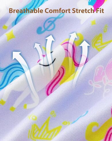 Mikrdoo طقم بيجامات للفتيات الصغيرات مكون من قطعتين بأكمام طويلة ملابس نوم ناعمة قابلة للتمدد للأطفال من عمر 12 شهرًا إلى 7 سنوات in Kuwait