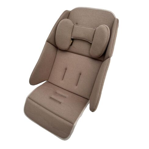 مقعد وسادة مبطن متوافق مع عربات الأطفال Uppababy Vista V2 وCruz، مع وسادة دعم الرأس ودعم إسفين، قماش صديق للبشرة (رمادي داكن) in Kuwait