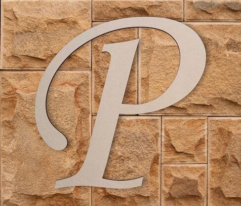 Wooden Letters by Jess and Jessica Cursive Wood Letter for Wall Decor Various Sizes Premium Quality & Durable Smooth Laser Cut Unfinished Design Ideal for Wall, Nursery & Crib, DIY Crafts in Saudi Arabia