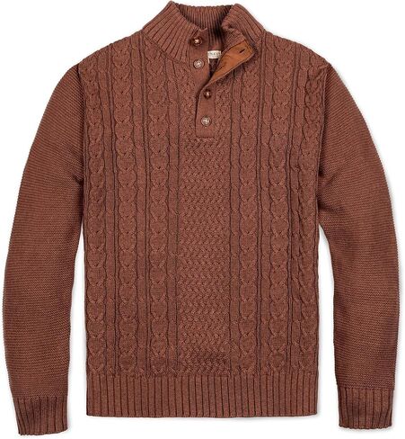 Hope & Henry Men's Long Sleeve Mock Neck Sweater in Saudi Arabia