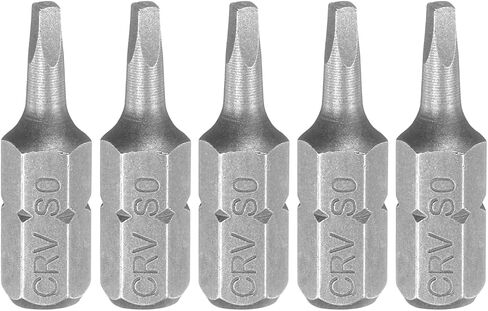 Harfington 5pcs قطع مفك البراغي المربع مربع 1/4 "Hex Shank SQ3 Magnetic Head 1" طول CR-V الفولاذ مثقل لبرنامج تشغيل لإصلاح العمل الكهربائي برغي كهربائي in Saudi Arabia