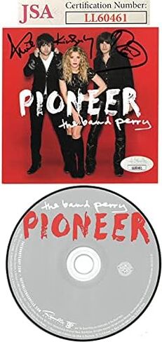 Athlon Sports CTBL-J29071 The Band Perry Signed 2013 Pioneer - JSA No. LL60461- Kimberly Reid & Neil Perry- 3 Sigs Music CD & Covers in Saudi Arabia