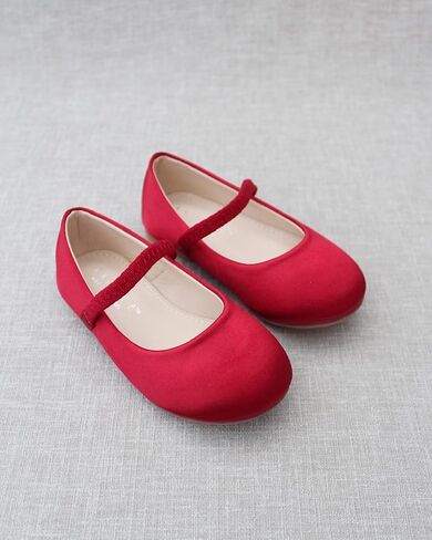KAILEE P Girls Satin Mary Jane Flats in Saudi Arabia