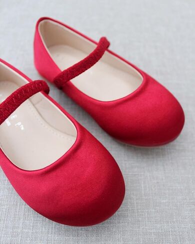 KAILEE P Girls Satin Mary Jane Flats in Saudi Arabia