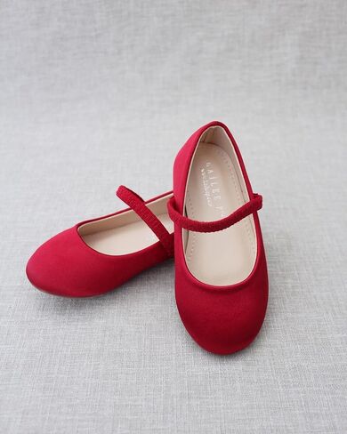 KAILEE P Girls Satin Mary Jane Flats in Saudi Arabia