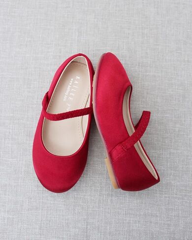 KAILEE P Girls Satin Mary Jane Flats in Saudi Arabia