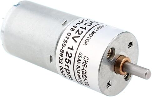 Miniature DC, Motor, Electric Gear CHR-GM25-370 Micro, 6V 12V 24V, for Intelligent Robots, Electric Curtains, Gear Reducer Motor, axial Battery(6v,27) in Saudi Arabia