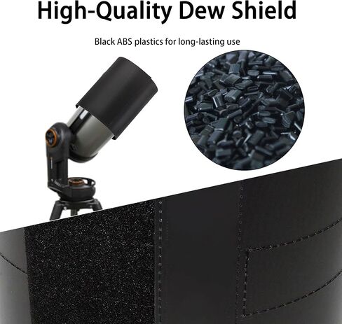 Astromania Protective Telescope Cover with Fixing Strap, Diameter 37.6" - Bundle with - Flexible Dew Shield for Telescope Tubes with 229-249mm diameter in Saudi Arabia