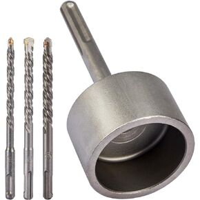 SDS Max Shank T-Post Driver, 3" Diameter Head for SDS-Max Rotary Hammers | Heavy-Duty Fence Post Pounder Compatible With Standard T Posts and Ground Rods in Saudi Arabia