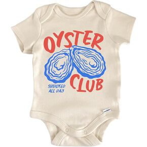 Oyster Shuck Retro Boho - Baby Boy Girl Clothes Bodysuit Funny Cute in Kuwait
