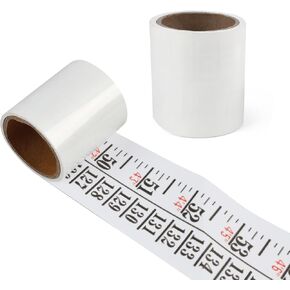 2PCS Height Measurement for Wall, Height Chart for Kids, Wall Decoration and Chart Decor Height Indicator Adhesive Ruler for Home Room Measuring and Record Kids Growth(White) in Saudi Arabia