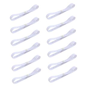 12 قطعة من مشابك الحفاضات القابلة للتعديل وحزام الحفاضات المطاطي القابل للتنفس وأبازيم القماش لمنع الانزلاق in Kuwait