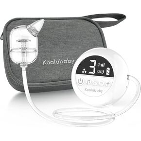 Koalababy Electric Nasal Aspirator for Baby – Hospital-Grade Nose Suction, 9 Suction Levels, Baby Nose Sucker, Nasal Cleaner, Night Light & Music, Soft Silicone Tips, Travel Bag in Kuwait