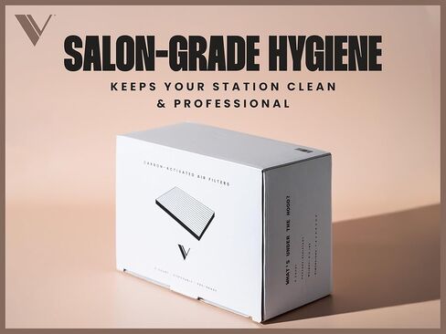 جهاز تجميع الغبار من V Beauty Pure Nail Fan - مستخرج غبار الأظافر ومكنسة كهربائية، مروحة صالون أنيقة وخفيفة الوزن وقابلة للتعديل مع فلتر الفحم المنشط، تصميم مقاوم للأسيتون in Saudi Arabia