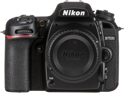 Nikon D7500 DSLR Camera w/AF-P 18-55mm and AF-P DX NIKKOR 70-300mm ED VR + SanDisk 64GB Ultra Memory Card + Tripod + Camera Case + Spare High Capacity Battery + More (18pc Bundle) (Renewed) in Saudi Arabia