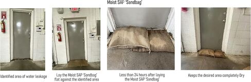 Moist SAP™ Sandless Sandbags - Water Absorbent Polymer Bag for Flood Control - 5 bags in Saudi Arabia