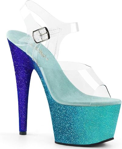 Ombre Glitter Sandals by Pleaser in Saudi Arabia