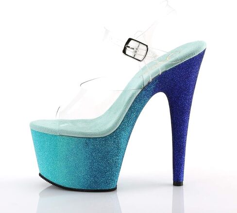 Ombre Glitter Sandals by Pleaser in Saudi Arabia