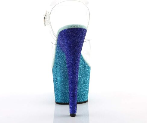 Ombre Glitter Sandals by Pleaser in Saudi Arabia