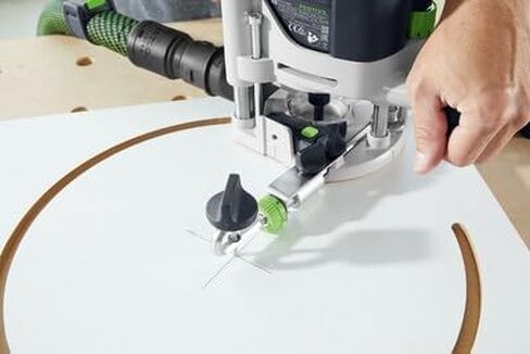 Festool 578047 OF 1010 Imperial Accessory Kit – Router Guide Rail Adapter, Copy Rings, Circle Cutting, Dust Collection, Sub-Bases & Systainer³ Storage for Precision Routing in Saudi Arabia