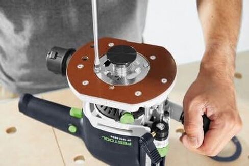 Festool 578047 OF 1010 Imperial Accessory Kit – Router Guide Rail Adapter, Copy Rings, Circle Cutting, Dust Collection, Sub-Bases & Systainer³ Storage for Precision Routing in Saudi Arabia