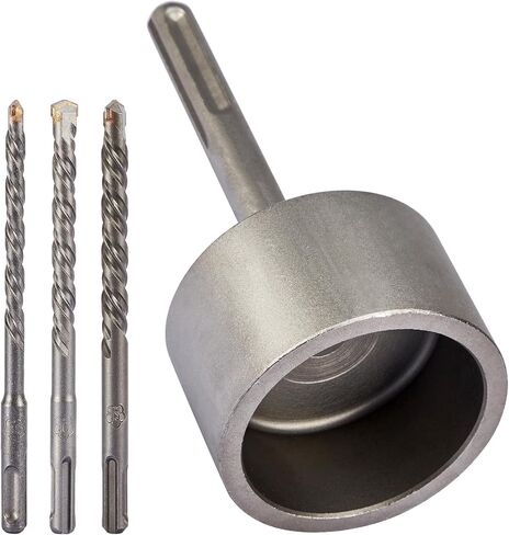 SDS Max Shank T-Post Driver, 3" Diameter Head for SDS-Max Rotary Hammers | Heavy-Duty Fence Post Pounder Compatible With Standard T Posts and Ground Rods in Saudi Arabia