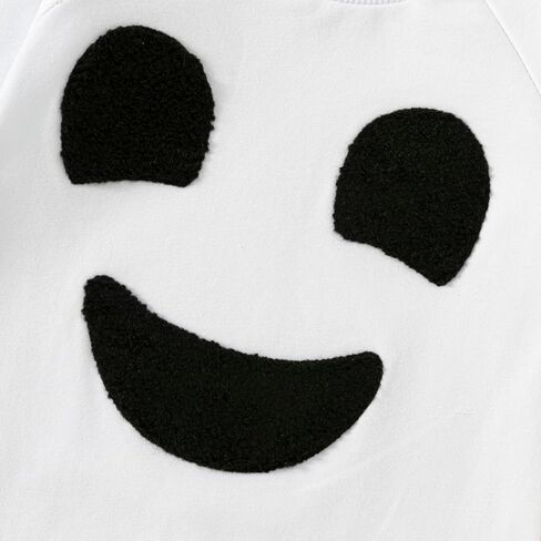 My First Halloween Baby Boy Girl Outfit Hey Boo Long Sleeve Ghost Jumpsuit Romper Newborn Halloween Clothes 0-18M in Saudi Arabia