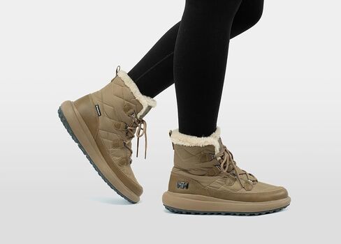 Helly-Hansen Willetta 2 Mid Women's Waterproof Insulated Snow Boot with Faux Fur Lining, Durable Winter Footwear in Saudi Arabia