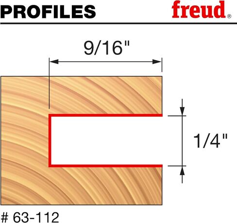 Freud 63-112: 9/16" Depth Slotting Cutter Set with 1/4" shank, 1/4" carbide height in Saudi Arabia