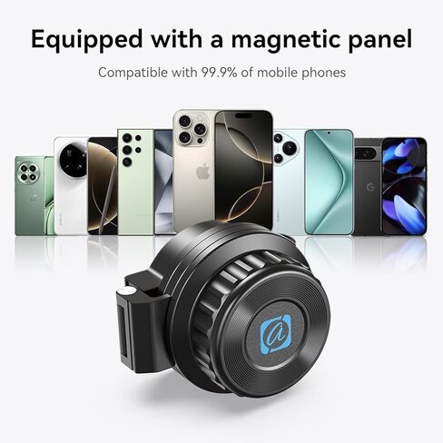 APEXEL Magnetic Telescope Phone Adapter, 45-55mm Aluminum Foldable Photo Adapter Fits All Smartphone, Universal Phone Mount for Binocular, Monocular, Microscope, Spotting Scope in Kuwait