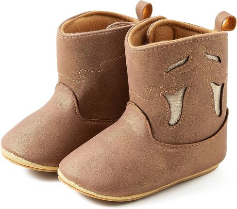 أحذية Jastore Baby Cowboy أحذية غربية للأطفال الصغار أحذية رعاة البقر بنعل ناعم غير قابلة للانزلاق أحذية سرير للرضع الأولاد والبنات in Kuwait