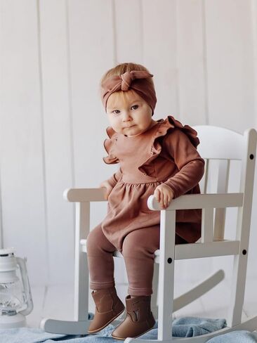 أحذية Jastore Baby Cowboy أحذية غربية للأطفال الصغار أحذية رعاة البقر بنعل ناعم غير قابلة للانزلاق أحذية سرير للرضع الأولاد والبنات in Kuwait