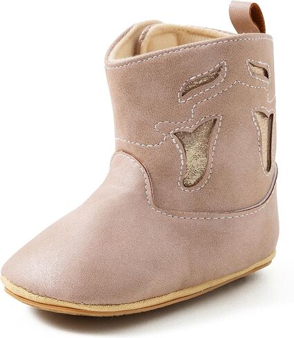 أحذية Jastore Baby Cowboy أحذية غربية للأطفال الصغار أحذية رعاة البقر بنعل ناعم غير قابلة للانزلاق أحذية سرير للرضع الأولاد والبنات in Kuwait