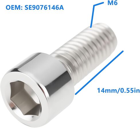 4 قطعة M6X14 برغي سداسي SE9076146A متوافق مع مقبض راديو موقع ماكيتا DMR107 DMR108 DMR109 DMR112 in Saudi Arabia