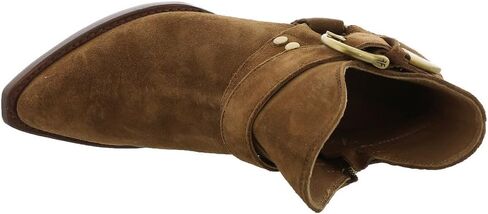 Frye Sacha Multi Strap Bootie - Women's Leather & Suede Boots, Chunky Block Heel, Vintage Style, Interior Zipper, 6" Shaft in Saudi Arabia