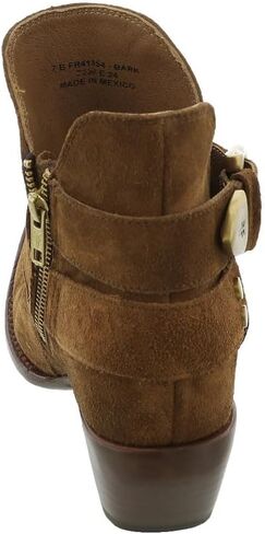 Frye Sacha Multi Strap Bootie - Women's Leather & Suede Boots, Chunky Block Heel, Vintage Style, Interior Zipper, 6" Shaft in Saudi Arabia