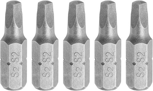 HARFINGTON 5pcs Square Head Screwdriver Bits 1/4" Hex Shank SQ2 Magnetic Head 1" Length S2 Steel Screw Driver Drill Bit for Repair Work Electric Screw Driver in Saudi Arabia