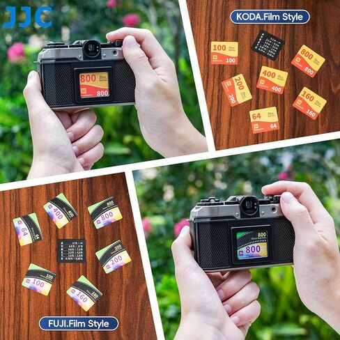 JJC 6 قطع من بطاقات تسجيل الأفلام وقطعة واحدة من البطاقة المرجعية لمسافة التركيز، لكاميرا PENTAX 17، لا تحتاج إلى تشذيب، مجموعة بطاقات أدوات التصوير الفوتوغرافي للفيلم على الوجهين in Saudi Arabia