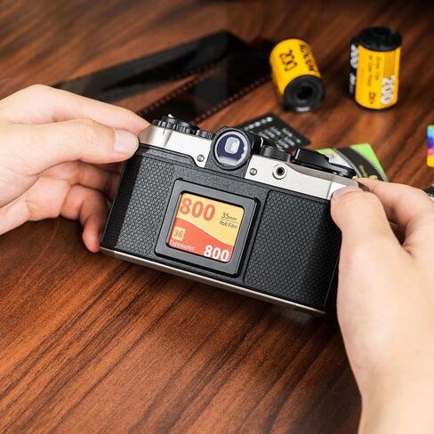 JJC 6 قطع من بطاقات تسجيل الأفلام وقطعة واحدة من البطاقة المرجعية لمسافة التركيز، لكاميرا PENTAX 17، لا تحتاج إلى تشذيب، مجموعة بطاقات أدوات التصوير الفوتوغرافي للفيلم على الوجهين in Saudi Arabia