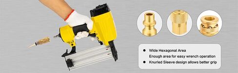 Air Hose Connectors With 1/4 Air Hose Fittings,Industrial Air Hose Repair Kit Coupler Quick Connect,1/4 kit t-8 Pcs,Basic Flow,Max Inlet Pressure 300 PSI Brass Air Compressor Accessories in Saudi Arabia