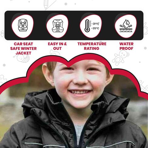 ONE KID Car Seat Coat | The Road Coat Arctic, Years 2-10 in Saudi Arabia