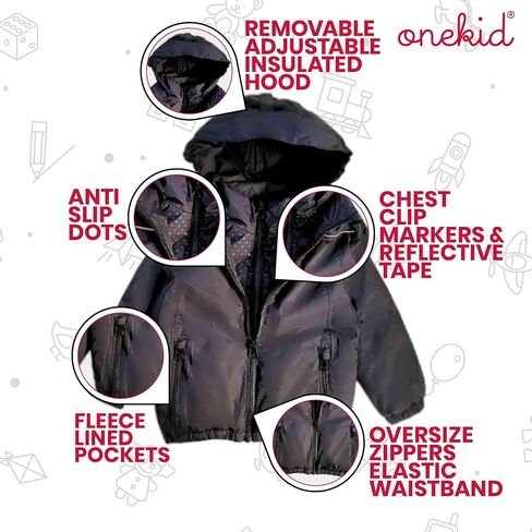 ONE KID Car Seat Coat | The Road Coat Arctic, Years 2-10 in Saudi Arabia
